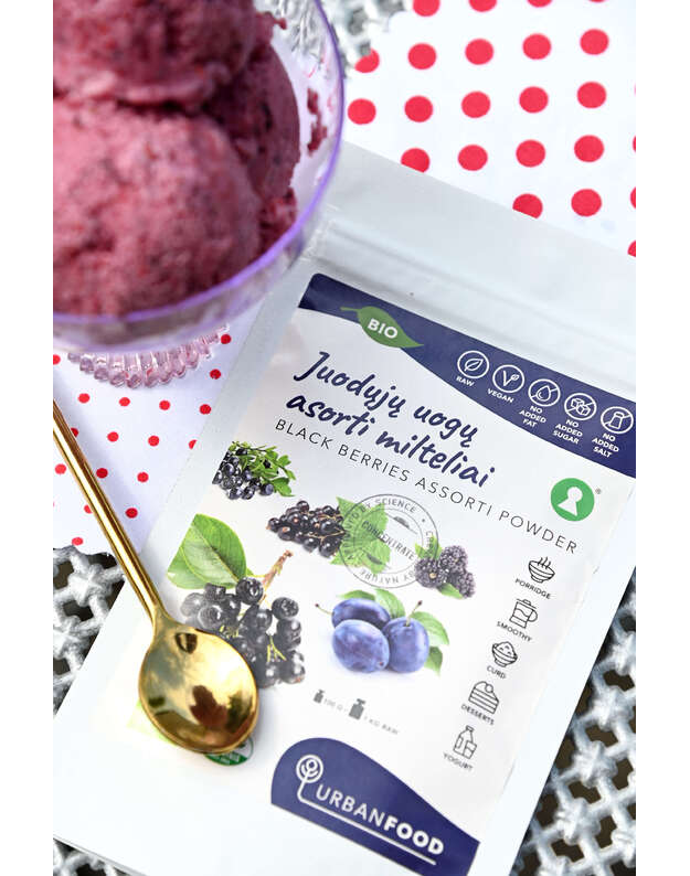 Black berries assorti powder, 50 g-100 g