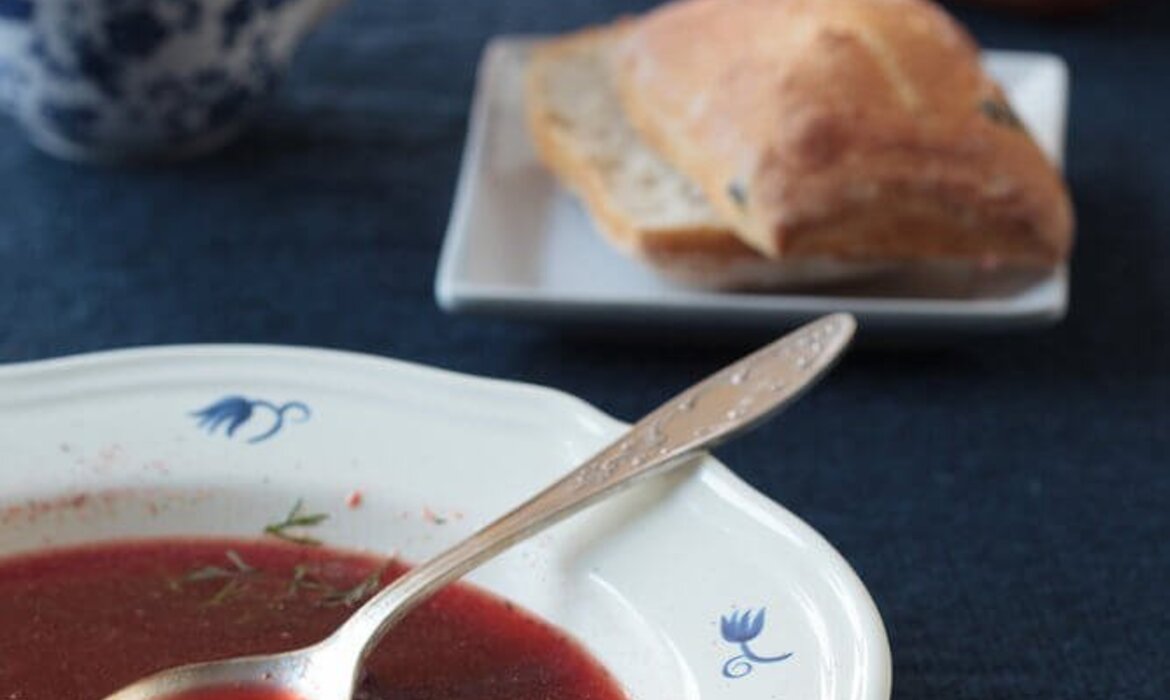 "Brainiac" beetroot soup