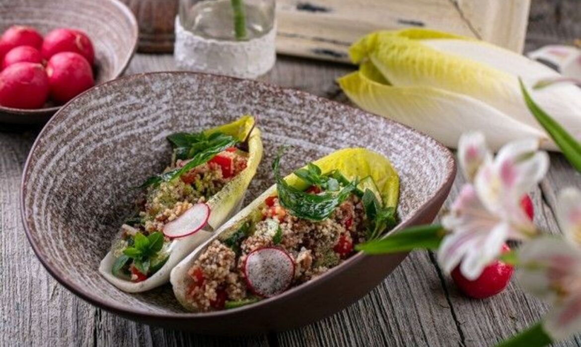 Salad with Japanese Millet Grits