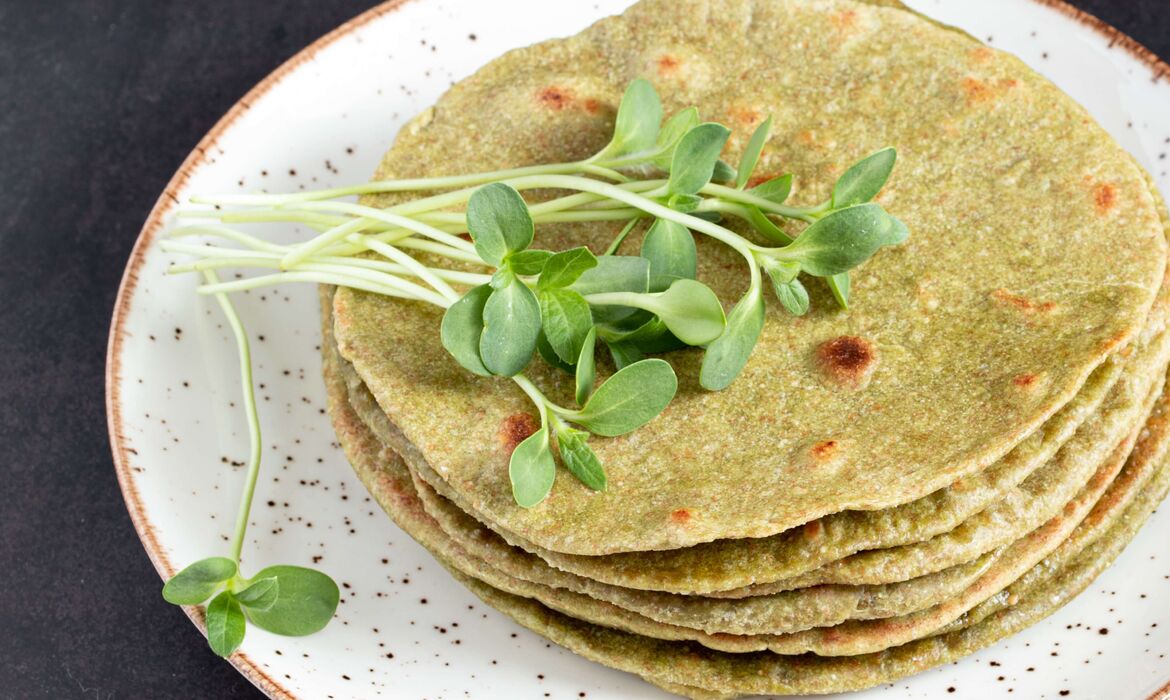 Spinach tortillas