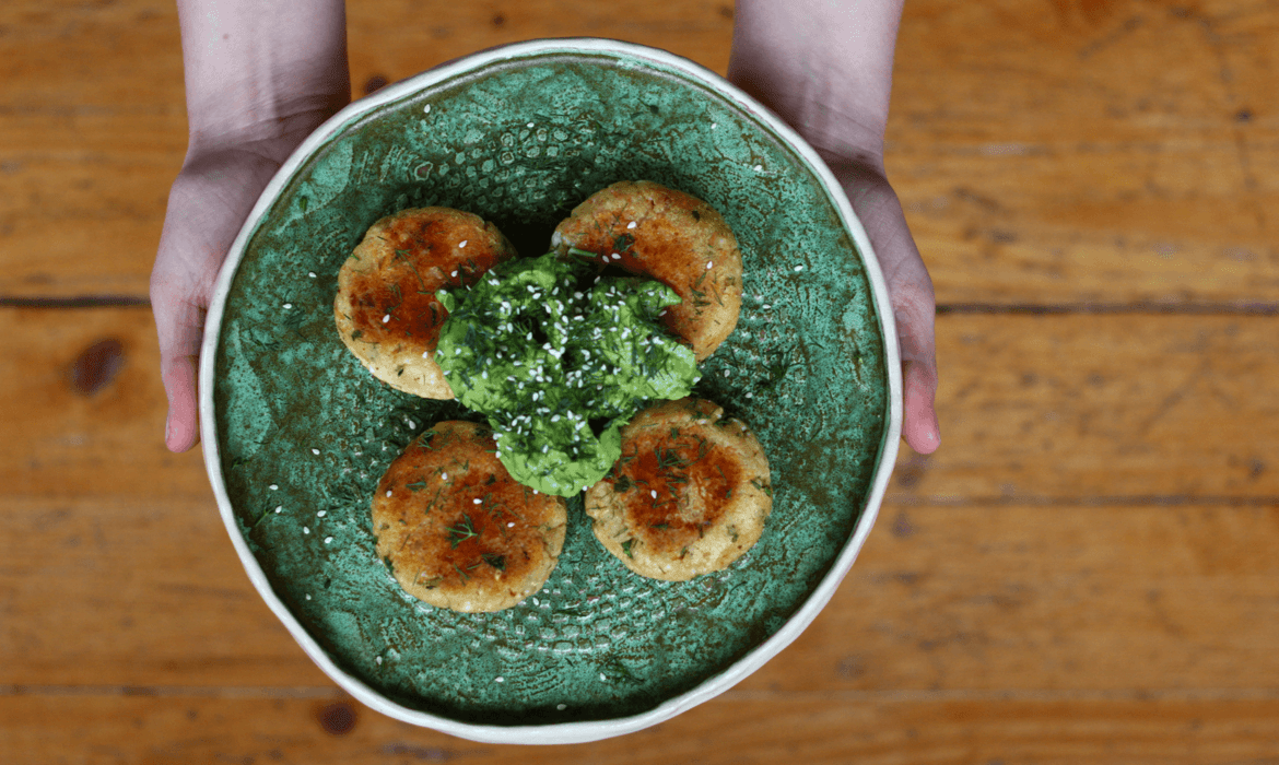 Curds pancakes with vegetables (according to Ayurveda)