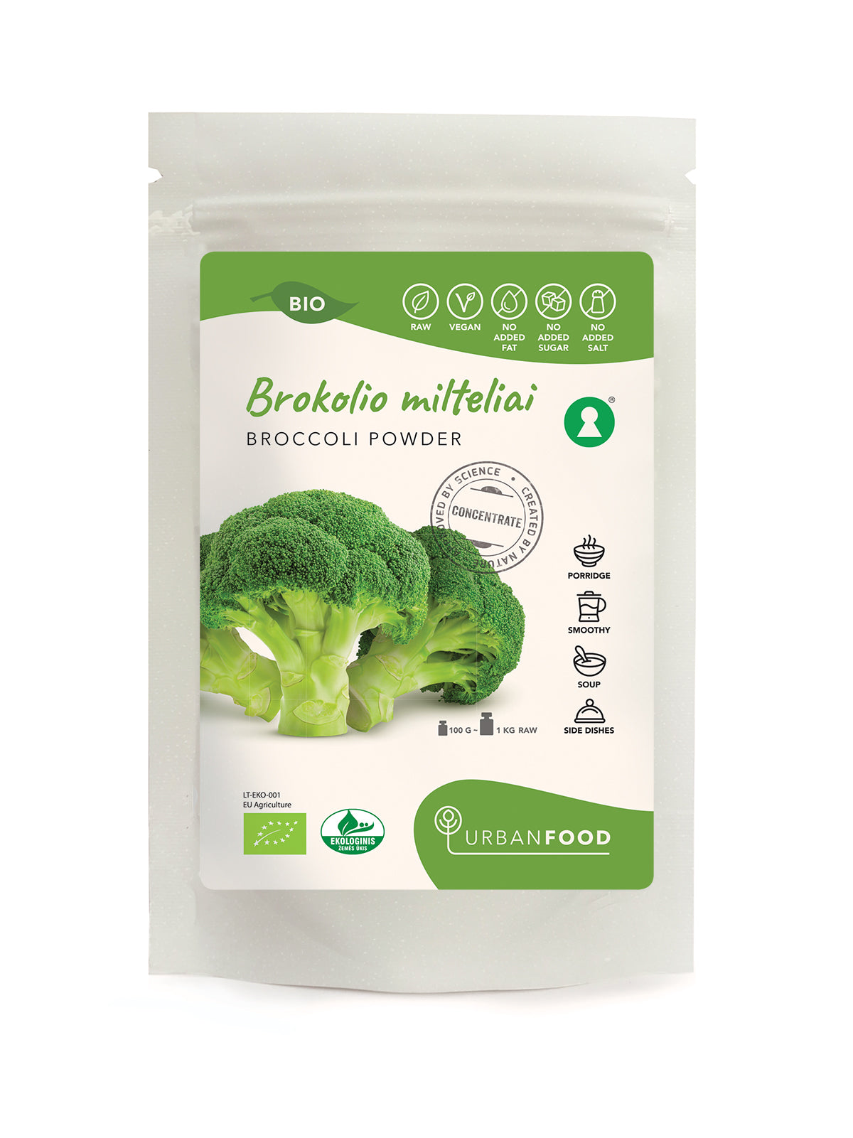 Brokolių milteliai - EKOLOGIŠKI