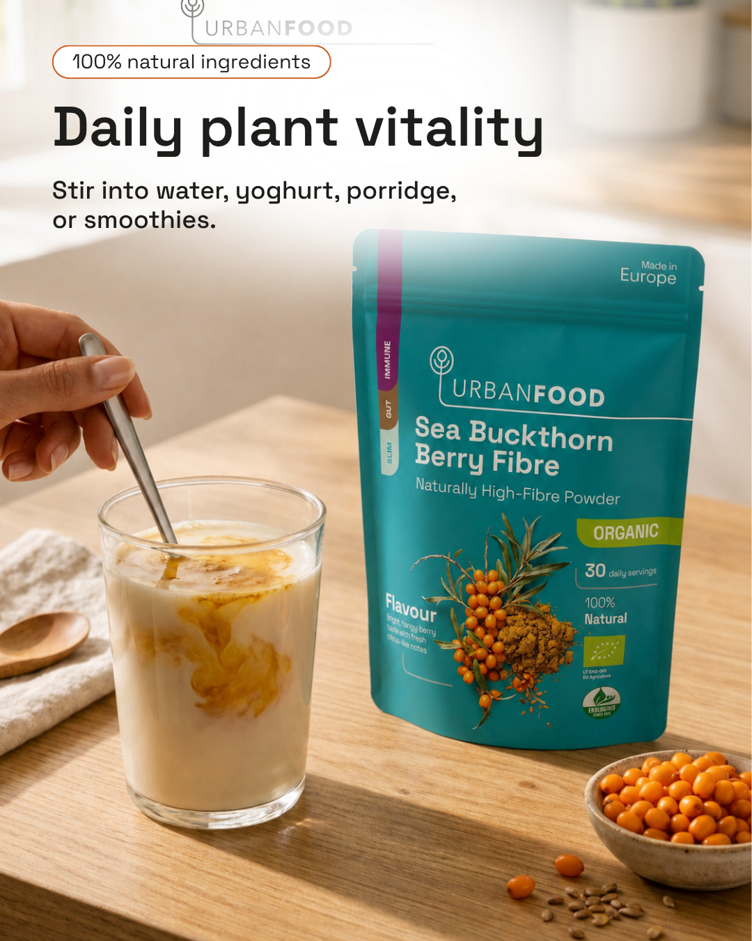 Organic Sea Buckthorn Powder
